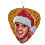 ELVIS PRESLEY® 3-D DOUBLE SIDED ELVIS IN SANTA HAT ORNAMENT